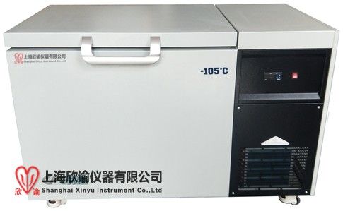 上海欣谕-105°C 系列超低温深冷保存箱，深冷卧式低温冰箱，超低温冰箱系列的照片